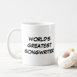 "Världsmästare Songwriter" Mugg