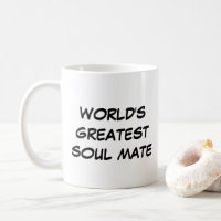 "Världsmästare Soul Mate" Mugg