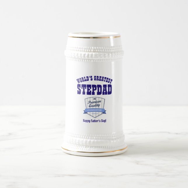 Världsmästare STEPDAD - Fars dag Gift Sejdel (Center)