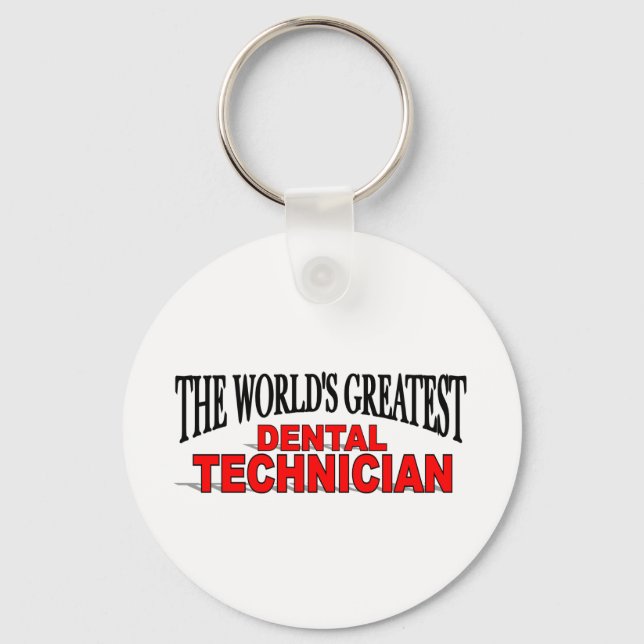 Världsmästare tandtekniker nyckelring (Framsida)