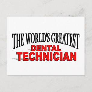 Världsmästare tandtekniker vykort
