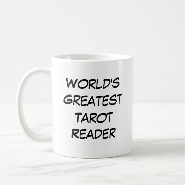 Världsmästare Tarot Reader Mugg (Vänster)