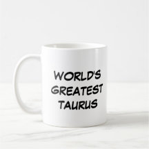 "Världsmästare Taurus" Mugg