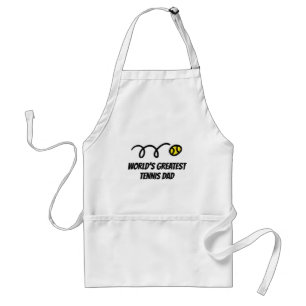 Världsmästare Tennis Pappa BBQ apron för far Förkläde