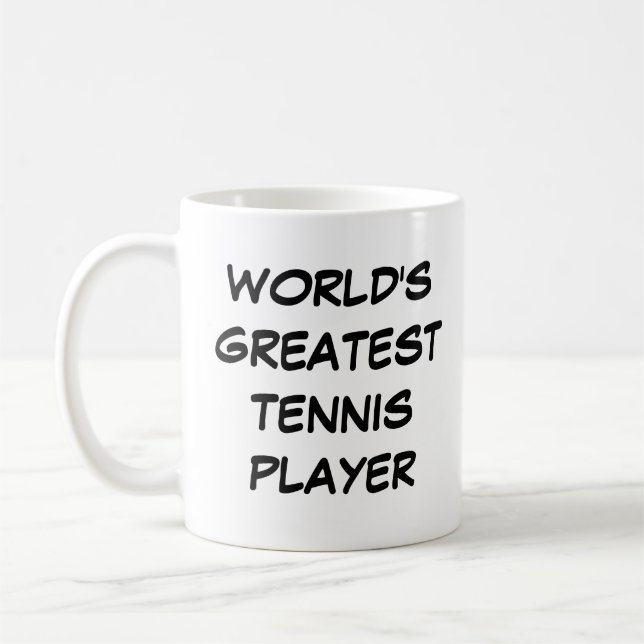 "Världsmästare Tennis Player" Mugg (Vänster)