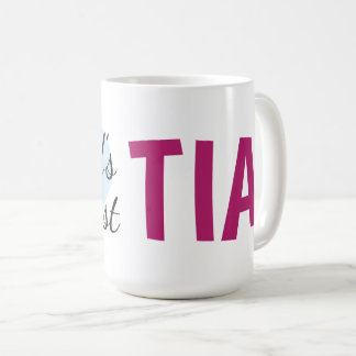 Världsmästare Tia (15 oz) Kaffe Mugg