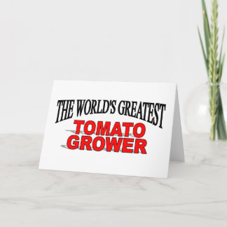 Världsmästare Tomato Grower Kort