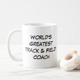 "Världsmästare Track & Fält Coach" Kaffemugg