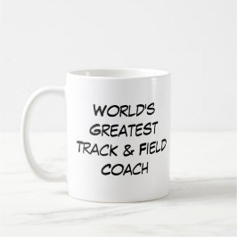 "Världsmästare Track & Fält Coach" Kaffemugg