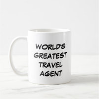 "Världsmästare Travel Agent" Mugg