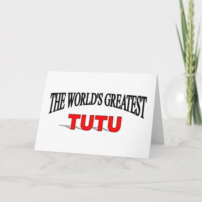 Världsmästare TuTu Kort (Framsida)
