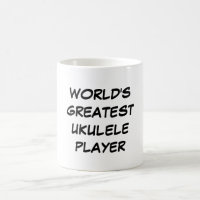 "Världsmästare Ukulele Player" Mugg