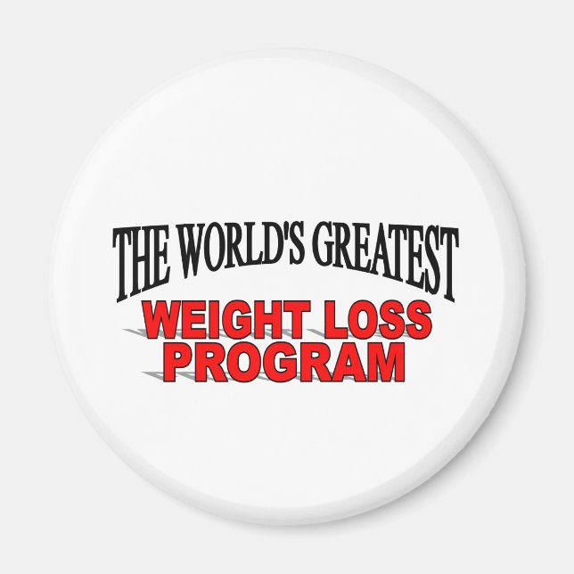 Världsmästare Weight Loss Program Magnet (Framsidan)