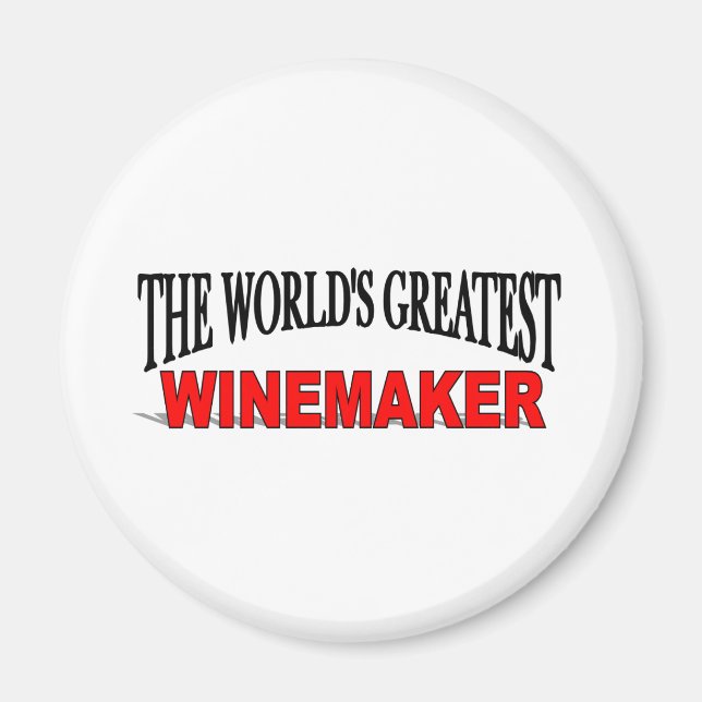 Världsmästare Winemaker Magnet (Framsidan)