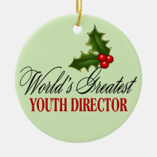 Världsmästare Youth Director Julgransprydnad Keramik
