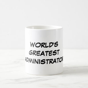 "Världsmästareadministratör" mugg