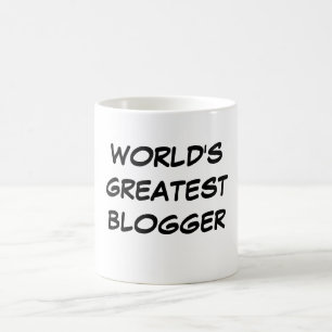 "Världsmästarebloggare" mugg