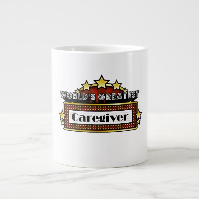VärldsmästareCaregiver Jumbo Mugg (Framsidan)