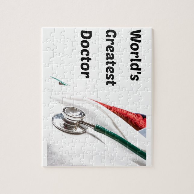 Världsmästaredoktordesign Pussel (Vertikal)