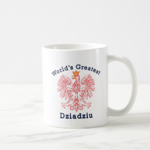 VärldsmästareDziadziu röd örn Kaffemugg
