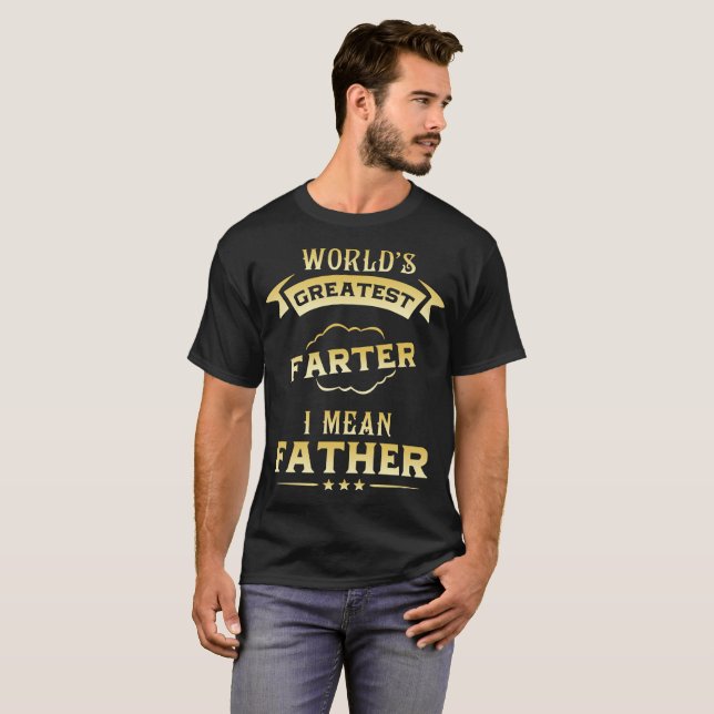 världsmästarefarter betyder jag fadern t shirt (Hel framsida)