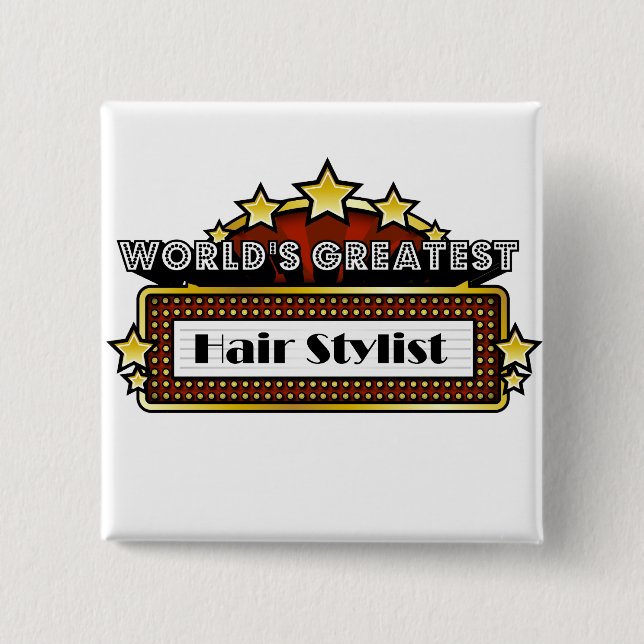 Världsmästarehårstylist Knapp (Framsida)