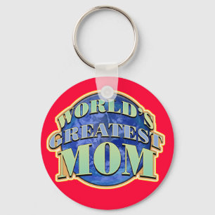 Världsmästaremamma Keychain Nyckelring