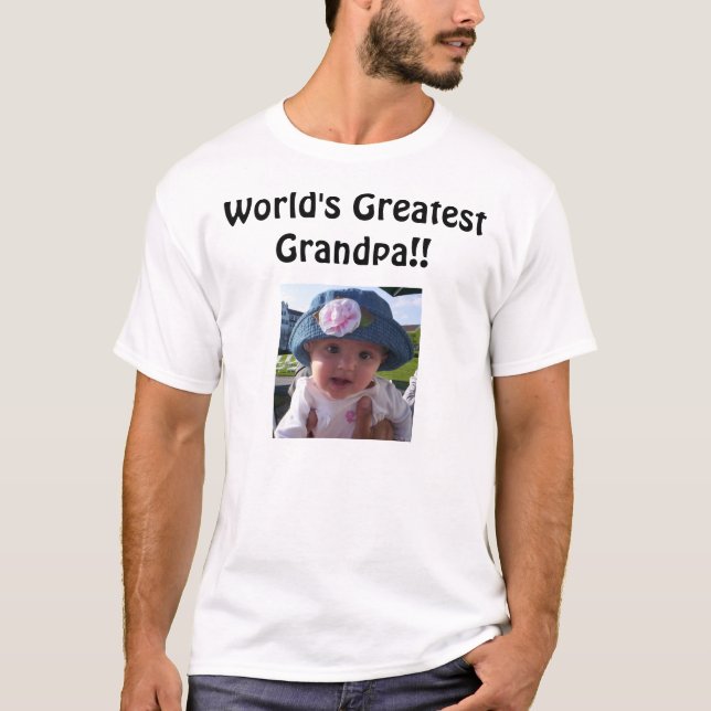 Världsmästaremorfar!! T-shirt (Framsida)