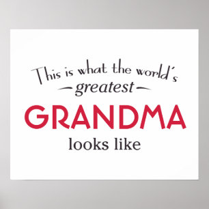 Världsmästaremormor Poster