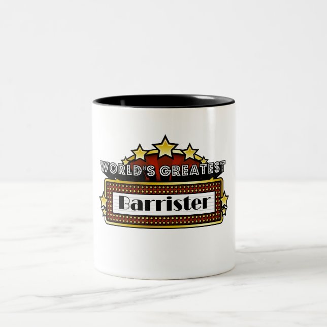 Världsmästareöverrättsadvokat Två-Tonad Mugg (Center)