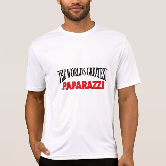 Världsmästarepaparazzina T Shirt (Framsida)