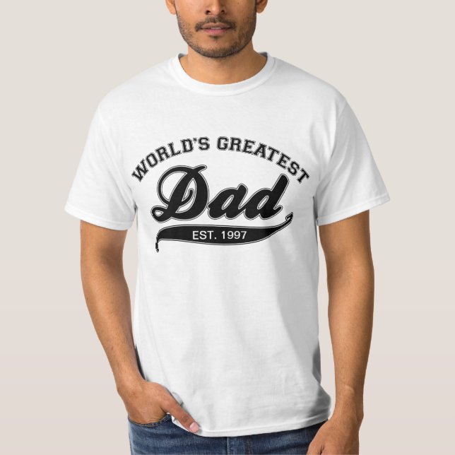 Världsmästarepappa, EST. 199? Tee (Framsida)