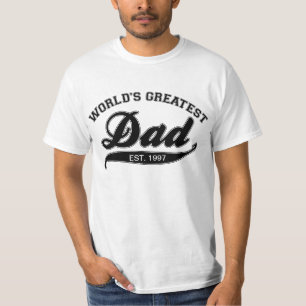 Världsmästarepappa, EST. 199? Tee Shirt