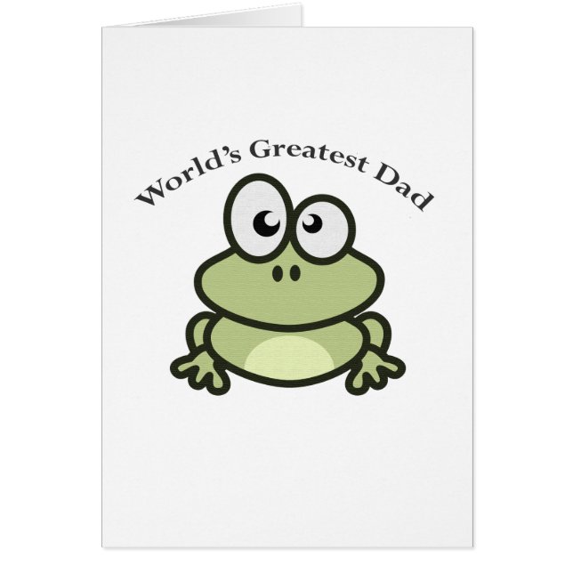 Världsmästarepappa Hälsningskort (Framsidan)