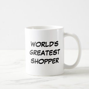"Världsmästareshoppare" mugg