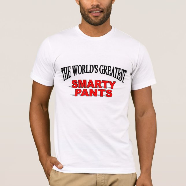 VärldsmästareSmartybyxor Tee Shirt (Framsida)