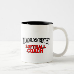 Världsmästaresoftballlagledaren Två-Tonad Mugg