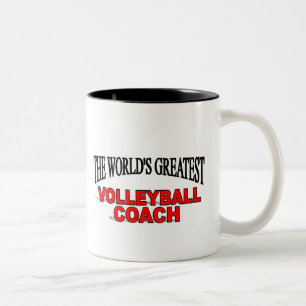 Världsmästarevolleybolllagledaren Två-Tonad Mugg