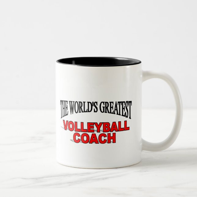 Världsmästarevolleybolllagledaren Två-Tonad Mugg (Höger)