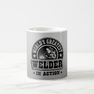 VärldsmästareWelder i handling Kaffemugg