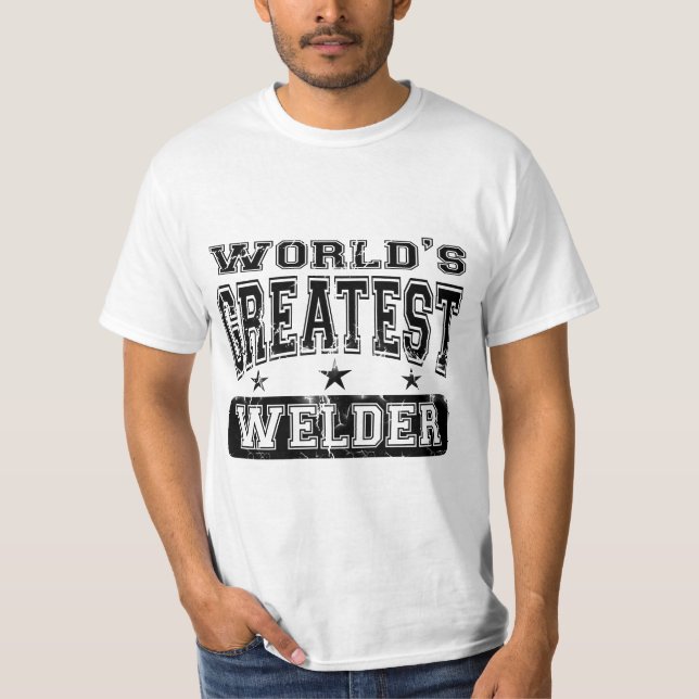 VärldsmästareWelder T-shirt (Framsida)