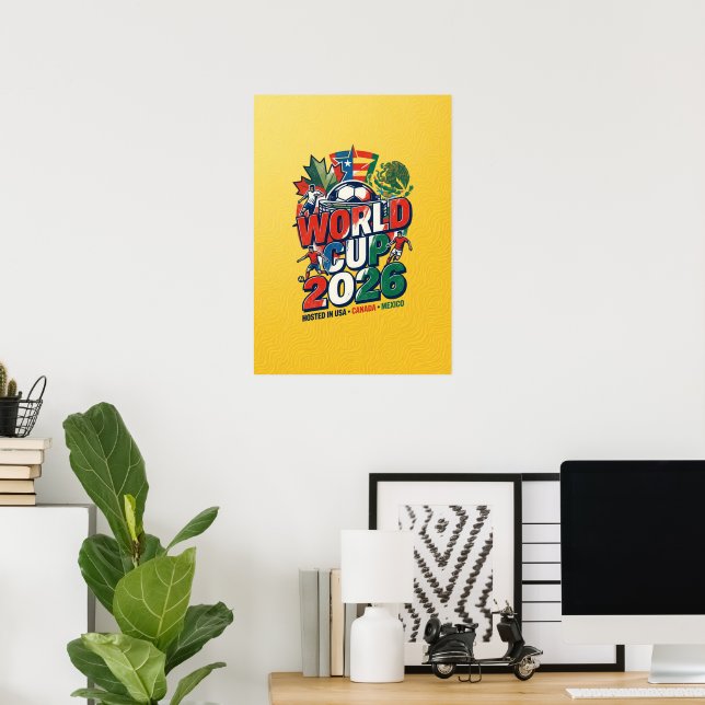 Världsmästerskapet 2026 poster (Hemmakontoret)