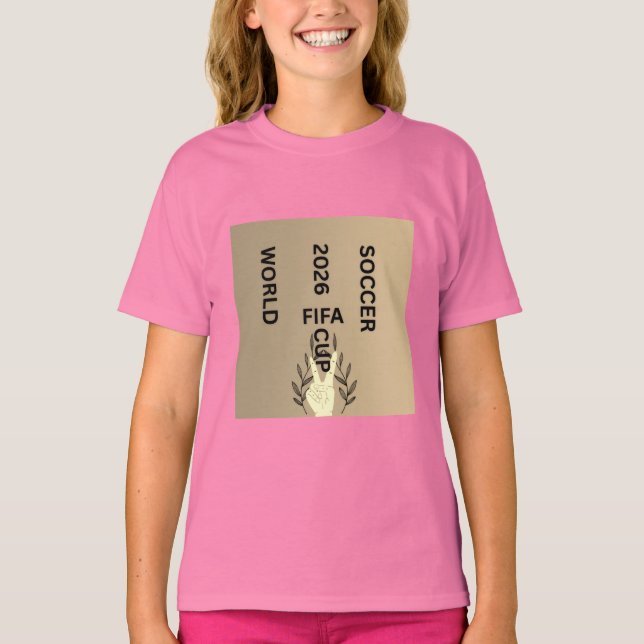 VÄRLDSMÄSTERSKAPET I FOTBOLL 2026 T SHIRT (Framsida)