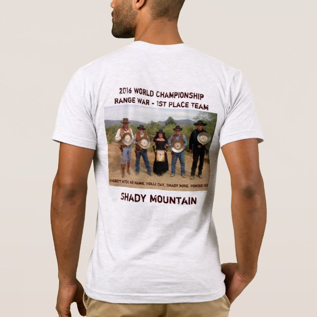 Världsmästerskapet spänner krig t shirt (Baksida)