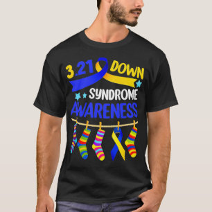 Världsmedvetandehöjande sockel för nedtoningssyndr t shirt