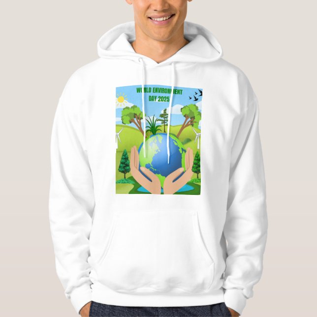Världsmiljödagen 2025 hoodie (Framsida)