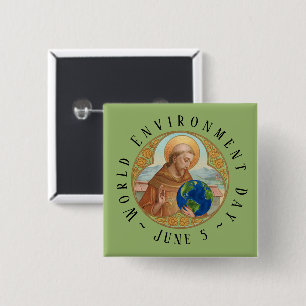 Världsmiljödagen och den helige Francis of Assisi Knapp