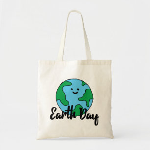 Världsmiljövänlig ikon Lycklig Earth Clipa Tygkasse