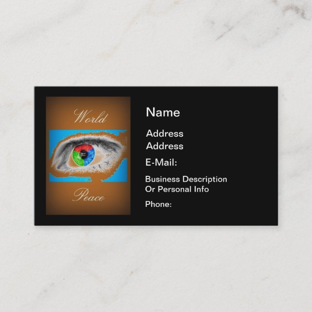 VÄRLDSMÖJLIGHET VISITKORT (Framsida)