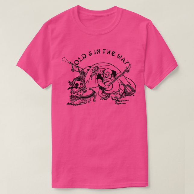 Världsmusik gammal och på sätt t shirt (Design framsida)